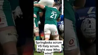 Thumbnail: Springboks scrum VS Italy scrum 💪 #rugby #springboks #shorts