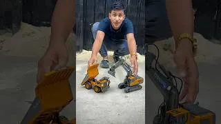 Thumbnail: RC Excavator And RC Dumper Truck