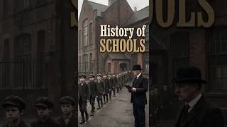 Thumbnail: SCHOOLS ARE PRISONS? [The Blueprints] 🏢⛓️ #shorts #historyof