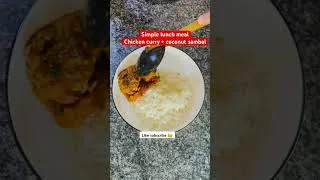 Thumbnail: Simple lunch meal today #shortfeed #shorts #viral #fyp #ytshorts