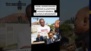 Thumbnail: FADIEL ADAMS RESPONDS TO PARLIAMENT AND FURTHER DRAGS GENERAL NHLANHLA MKHWANAZI