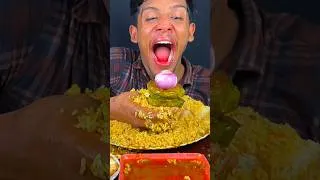 Thumbnail: Very Spicy Brinjal Fry,Onion Rice Eating #asmr #mukbang #shortvideo #viralvideo #shorts #viral #food
