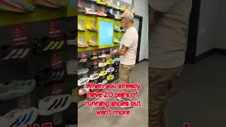 Thumbnail: When You Have 20 Pairs of Running Shoes and Want ONE More… 😭👟 #Shorts