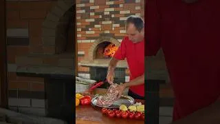 Thumbnail: Marinating Meat Outdoors in the Mountains 🍖🌿 | Village Life Cooking