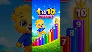 Thumbnail: Numbers for Toddlers 1-10 | Count To 10 For Kids | Toddlers Learn Number Counting With Lucas #Shorts