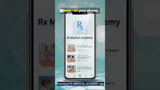 Thumbnail: RX MEDICAL ACADEMY App- PREMIER PLATFORM FOR MEDICAL STUDIES! Download the "Rx MEDICAL ACADEMY app