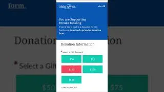 Thumbnail: Please, donate to the Make A Wish Foundation to help children with critical illness.