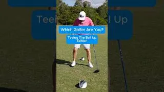 Thumbnail: Which golfer are you based on how you tee up the golf ball? 😂