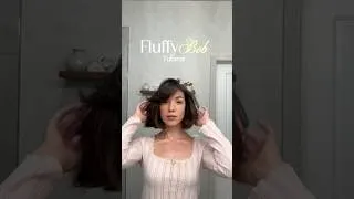 Thumbnail: Fluffy bob with hair rollers #hairtutorial #shorts #hairstyle