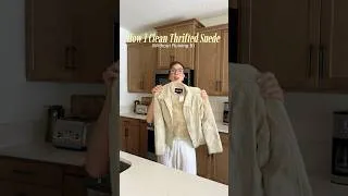 Thumbnail: Cleaning Thrifted Suede #thrifting #turorial #cleaning
