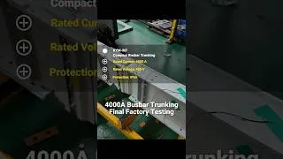 Thumbnail: 4000A Busbar Trunking Testing Before Shipment | IP65 Busway