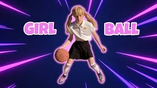 Thumbnail: Cute Girl Challenges Boy to 1v1 Basketball