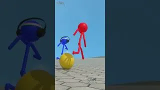 Thumbnail: Pacman fixed his friend's mistake and saved the School 🤓🏫🏗️#friendship #pacman #stickman #domino