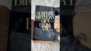 Thumbnail: Birthday gift from ysl beauty #yslbeauty #birthdaygift