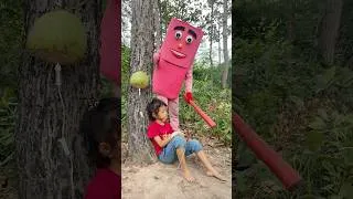 Thumbnail: Tung Tung Tung Sahur Save Life of Baby Girl with SMART idea in forest #shorts #brainrot #survival