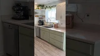Thumbnail: Painting over painted kitchen cabinets…#homerenovation #kitchen #homedesign