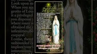 Thumbnail: Prayer to Our Lady of Lourdes #prayer #faith #miraculous