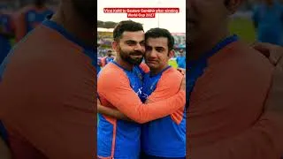 Thumbnail: Virat Kohli to Gautam Gambhir after winning World Cup 2027, What you think?