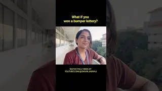 Thumbnail: What Would You Do If You Won a Bumper Lottery? 🤯💰 #money #investment #finance  #lotteryliveresult