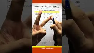 Thumbnail: Profit and Loss Account in One Minute #incomestatement #accounting #finance #tally