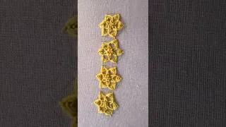 Thumbnail: So easy and so beautiful borderline hand embroidery short video #shorts