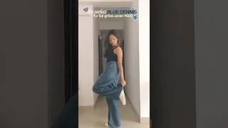Thumbnail: Perfect Blue Denims for tall girlies under ₹800💙🥵 #myntrajeans #vintagejeans #youtubeshorts