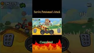 Thumbnail: Hill Climb Game Complete The Stage Survive Potatoman's Attack #bestarcadegames #mobilegame