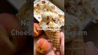 Thumbnail: No-Churn Peach Cheesecake Ice Cream | Sally's Baking