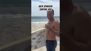 Thumbnail: Jack Johnson surfing in NYC 🗽 #rockawaybeach #surfing #surfer