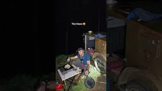 Thumbnail: Cooking chapati in the outdoor outside the cabin #camping #tinyhouse #cooking #outdoors #rvlife #rv