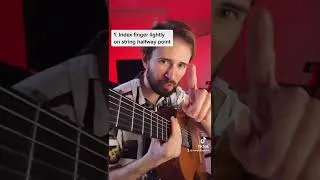 Thumbnail: GUITAR SECRET🤫: Artificial Harmonics                #classicalguitar #guitarlesson #guitartutorial