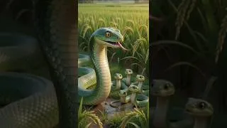 Thumbnail: Mother Snake's Warning 🐍 | Baby Didn't Listen! 😢 | Emotional AI Animal Story #Shorts