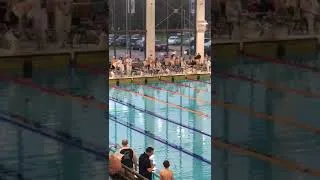 Thumbnail: 50m free lane 4 black hat another gold medal with a time of 30.70