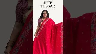 Thumbnail: Elegant Jute Tussar, effortlessly graceful!