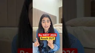 Thumbnail: Re-NEET 2026 Result Finally Out | Official Update