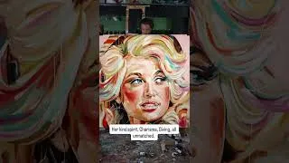 Thumbnail: Dolly Parton painting tribute- #rip #painting
