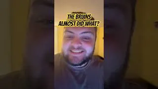 Thumbnail: I’M SORRY?!?! HUH?!?! #nhlbruins #shorts