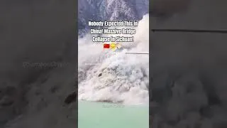 Thumbnail: 🇨🇳 Nobody Expected This! China’s Hongqi Bridge COLLAPSES in Seconds! 😱 | Sichuan 2025