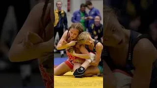 Thumbnail: I really like you.. 🤫👱‍♀️ #hairpulling #womenswrestling #shorts #bighair #wrestlingfans