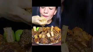 Thumbnail: Asmr Eating Spicy Mutton Masala Curry with Basmati Rice #shorts #ytshorts #youtubeshorts