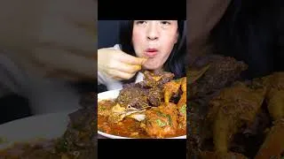 Thumbnail: Eating Spicy Nepali Food Dhindo with Chicken Masala #shorts #ytshorts #youtubeshorts