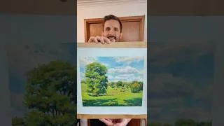 Thumbnail: Painting Broadleaf Trees in Oils - Art Reveal #oilpainting #treeart #landscapepainting
