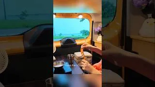 Thumbnail: ☔ Heavy Rain, Cozy Van 👆