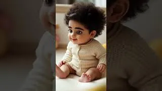 Thumbnail: Cute Baby Radha and Baby Krishna Love #bhakti #motivation #radhakrishna #radha #krishna #shorts