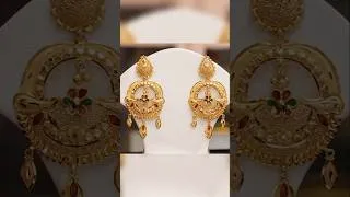Thumbnail: Gold earrings design collection #shorts #gold #viral #jewellery