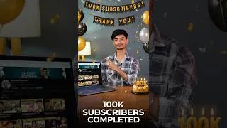 Thumbnail: We Did It! 100K Subscribers ❤️ Thank You So Much Everyone ! 🙏 #100ksubscribers