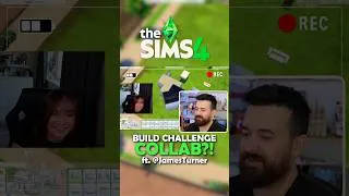 Thumbnail: Can I build with items James Turner picked out?! #thesims4 #buildchallenge #shellchallenge #collab