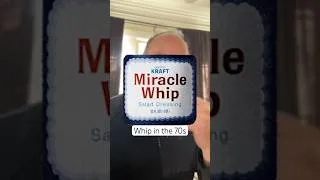 Thumbnail: Miracle Whip Salad Dressing on Sandwiches of History #sandwichesofhistory
