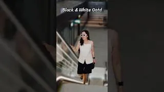 Thumbnail: My fave Black & White outfit is back. #shorts #ootd #b&w