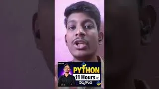 Thumbnail: python full course in telugu #python